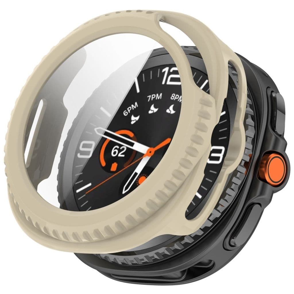 Samsung Galaxy Watch8 Classic 46mm Skal med Skärmskydd - Beige
