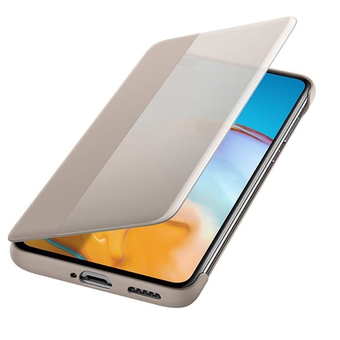 Huawei Smart View Cover för Huawei P40 - Khaki
