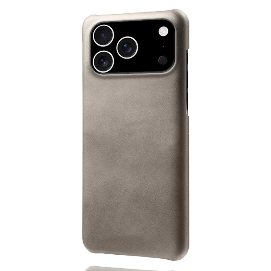 iPhone 18 Pro/17 Pro Skal i PU-läder - Grå