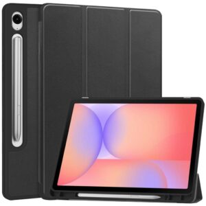 Samsung Galaxy Tab S10 Lite Fodral med ställ och pennfack - Svart