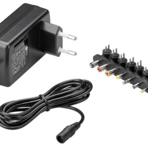 Goobay Universal nätadapter 9V-24V 24W - Flerspänning