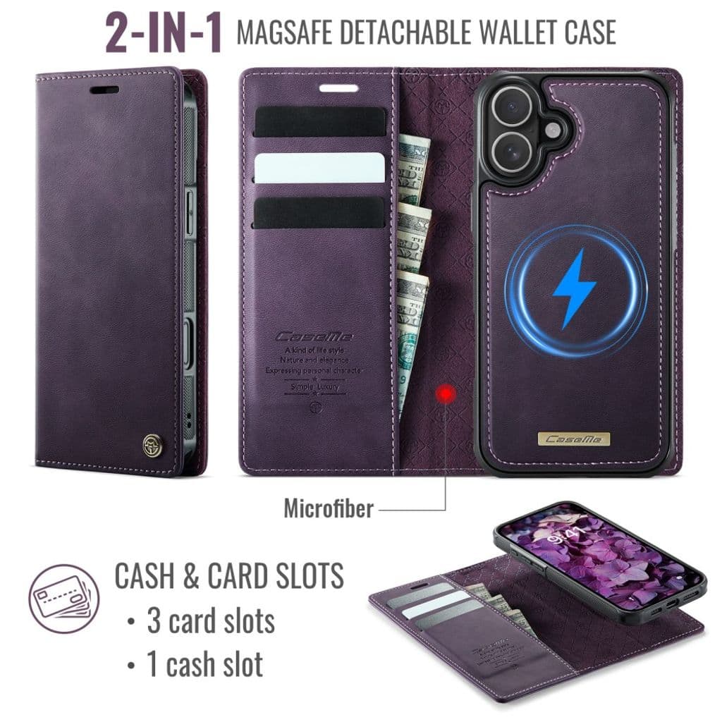 CASEME iPhone 17 Fodral med MagSafe - Lila - Bild 2