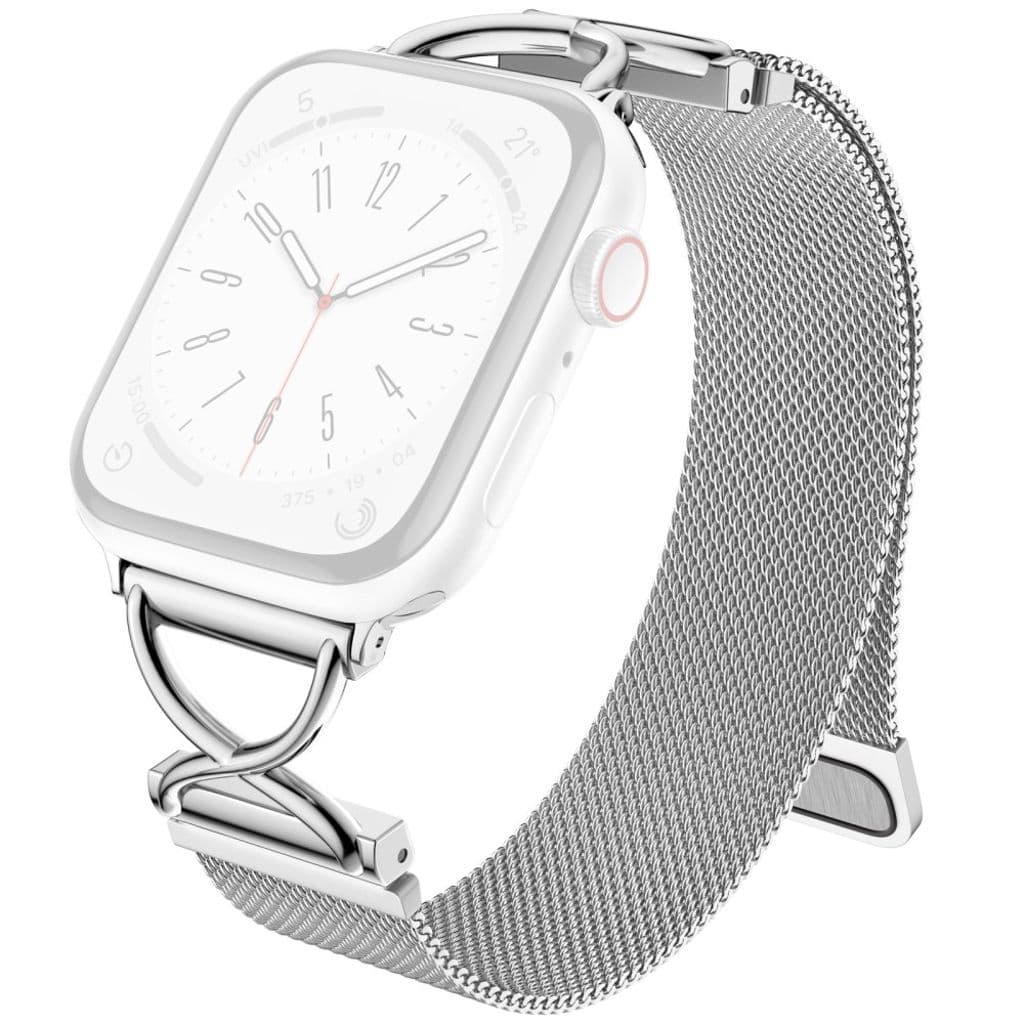 Apple Watch 38/40/41/42mm Milanese Klockarmband - Silver