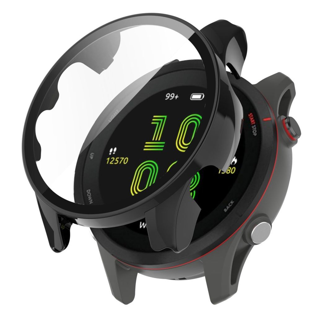 Garmin Forerunner 255 Skal med skärmskydd i härdat glas - Svart