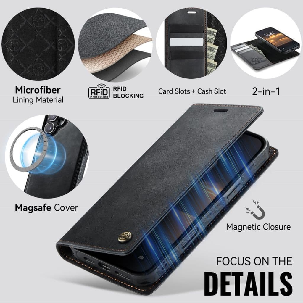 CASEME iPhone 17 Fodral med MagSafe - Svart - Bild 9
