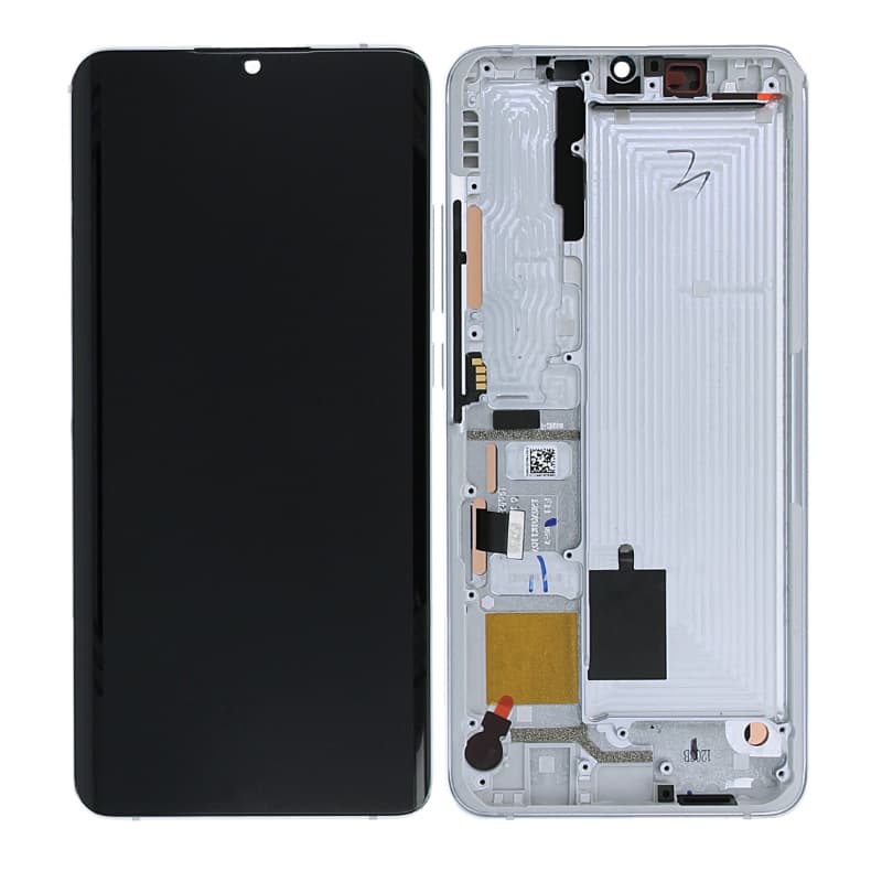 Xiaomi Mi Note 10/Note 10 Pro Skärm med LCD-display Original - Vit