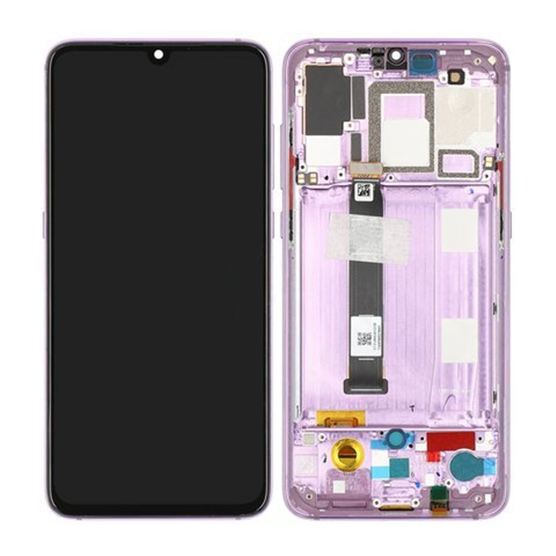 Xiaomi Mi 9 Skärm med LCD-display Original - Violett
