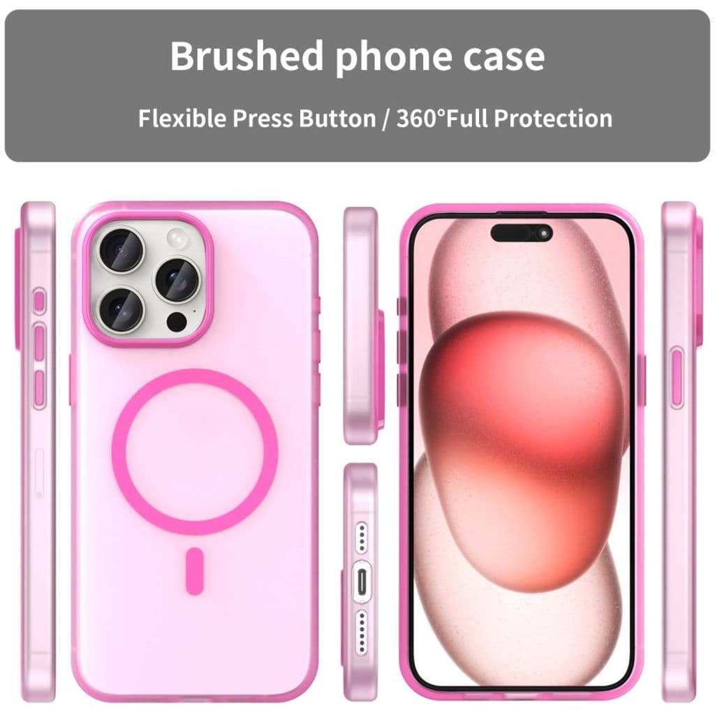 iPhone 15 Pro Max Skal med MagSafe - Rosa - Bild 9