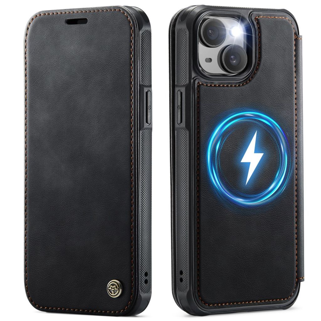 CASEME 053 Plånboksfodral till iPhone 12/12 Pro - Svart