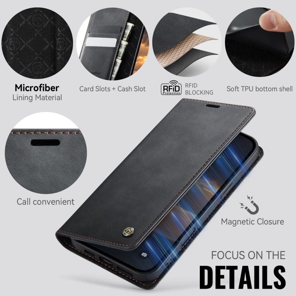 CASEME iPhone 16 Fodral med Stativ - Svart - Bild 3