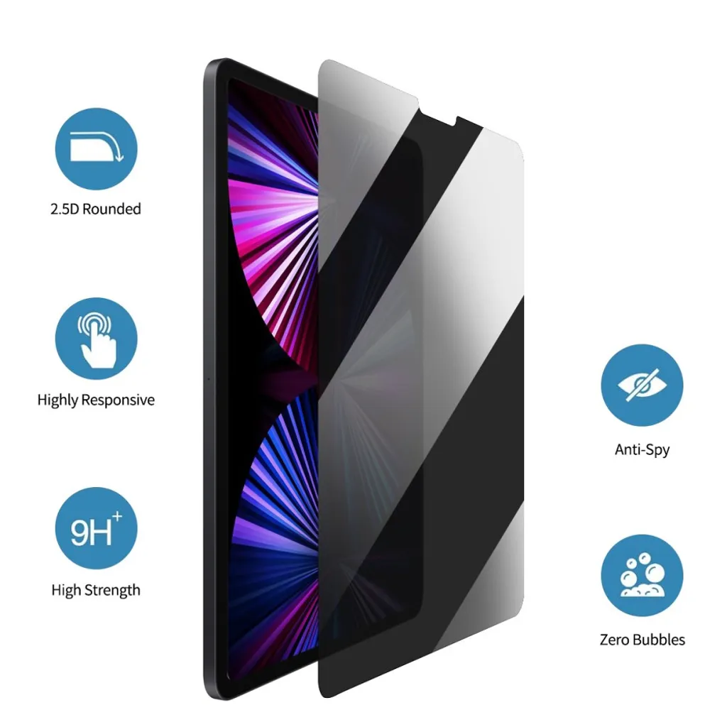 ENKAY HAT PRINCE iPad 10.9" 2022 / iPad 11" 2025 Privacy Skärmskydd - Bild 5
