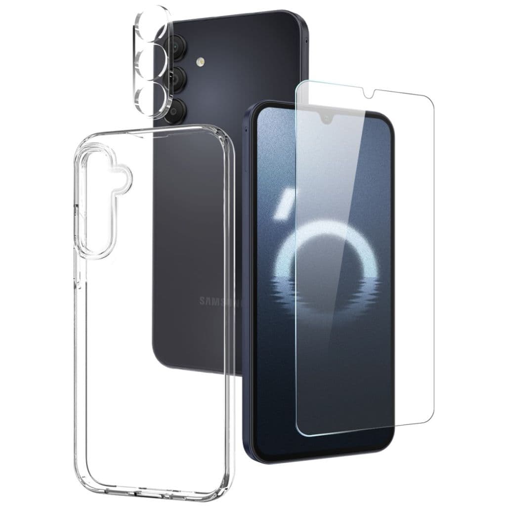 NORTHJO Samsung Galaxy A16 Skal & skärm/linsskydd - Transparent