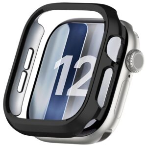 Apple Watch 12 42mm Halvtäckande Skal - Svart