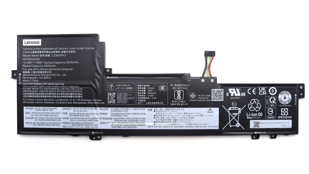 Lenovo Laptop Batteri 4C 76Wh 15,08V L23B4PK3 BYD/B 30