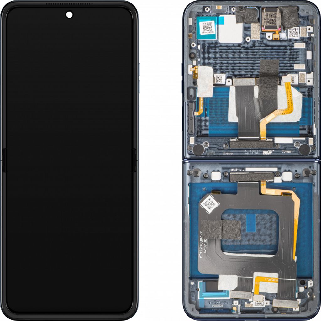Motorola Razr 50 Ultra LCD-skärm - Original midnattsblå