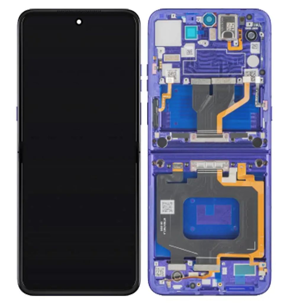 Motorola Razr 70 Ultra Huvudskärm - Orient Blue