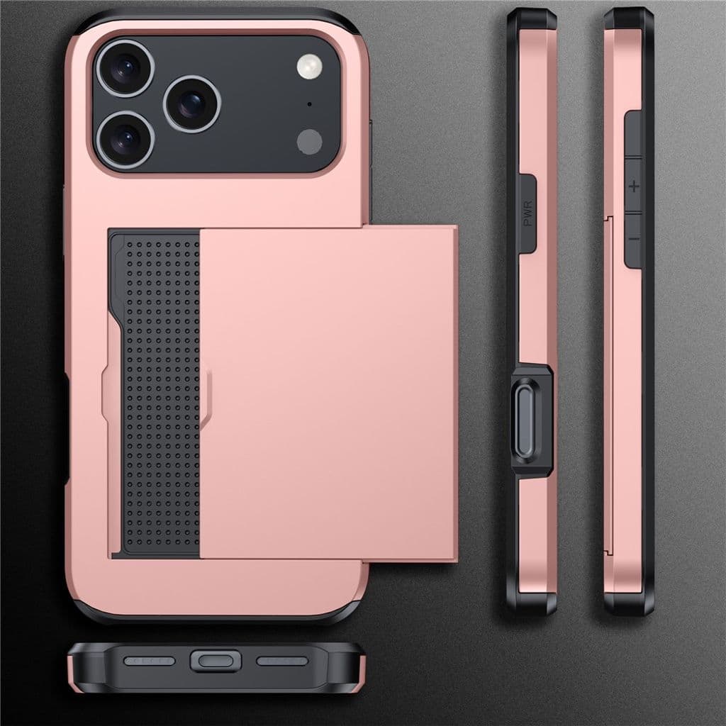 iPhone 17 Pro Skal med kortfack - Gul - Bild 2