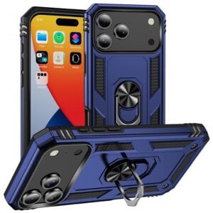 iPhone 17 Pro Skal Max med ringhållare - Blå