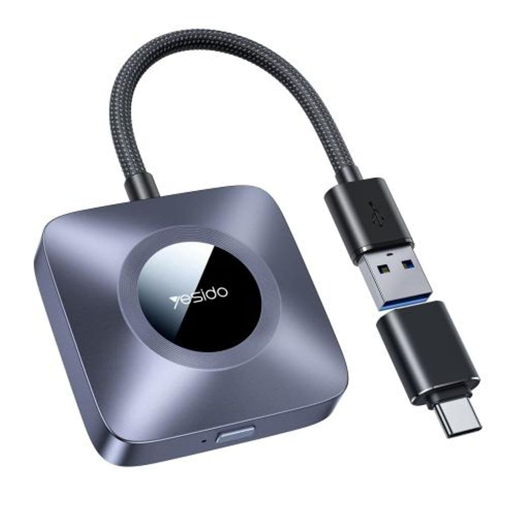 Yesido trådlös CarPlay med USB-A/USB-C-adapter