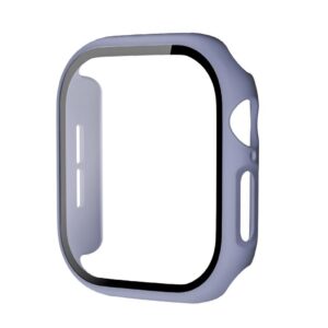 Apple Watch 12 46mm Skal med skärmskydd i härdat glas - Lila