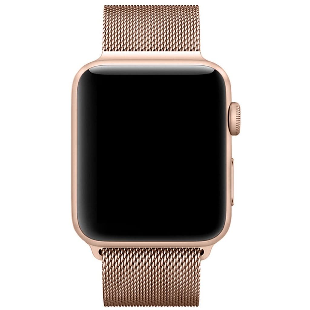 JLT Apple Watch 38/40/41/42mm Milanese Klockarmband - Roséguld - Bild 2