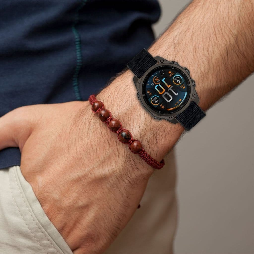Garmin Fenix 8 47mm etc. Klockarmband i nylon - svart - Bild 9