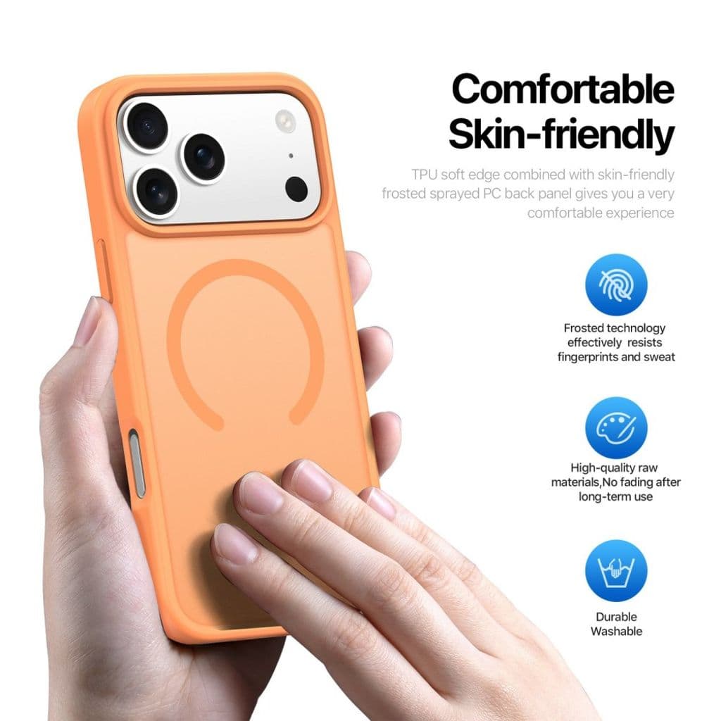 DUX DUCIS iPhone 17 Pro Max Skal med MagSafe - Orange - Bild 4