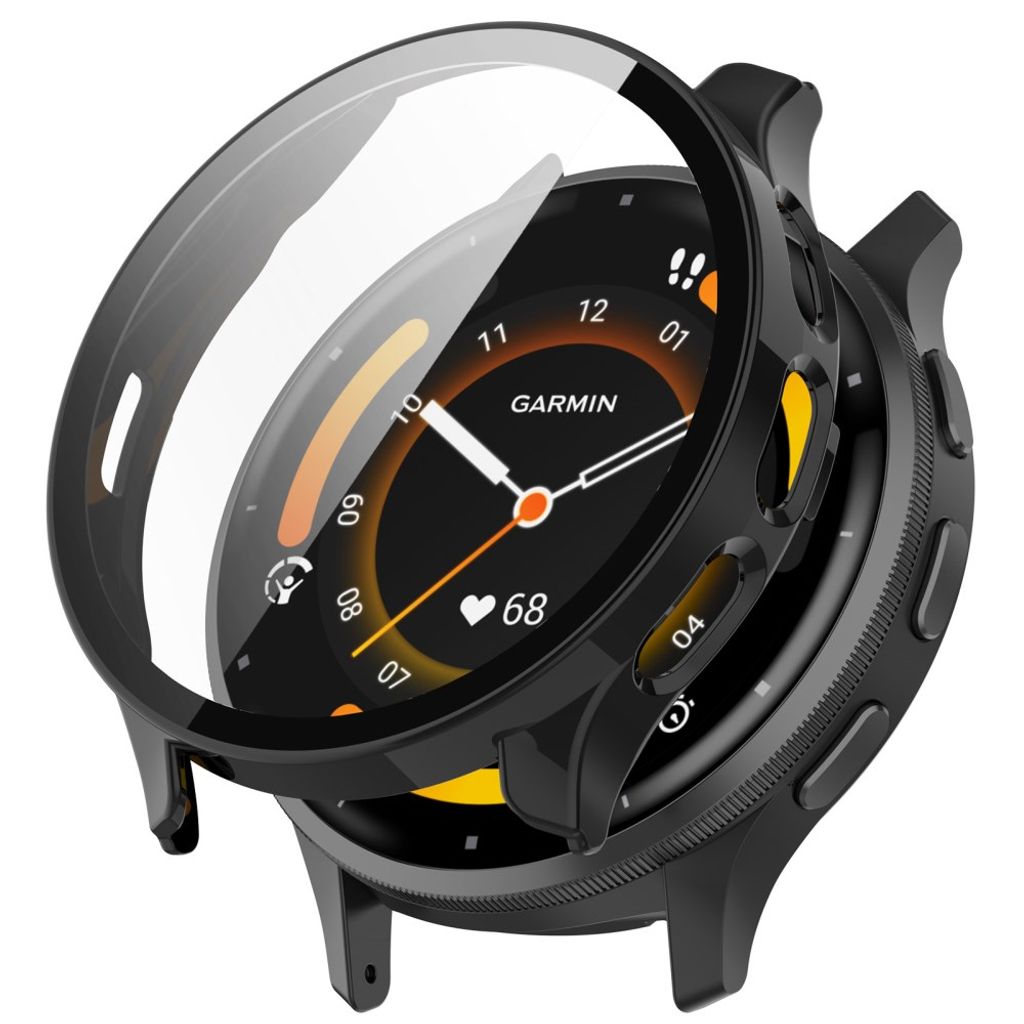 Garmin Venu 3 Skal med härdat glaskärmskydd - Svart