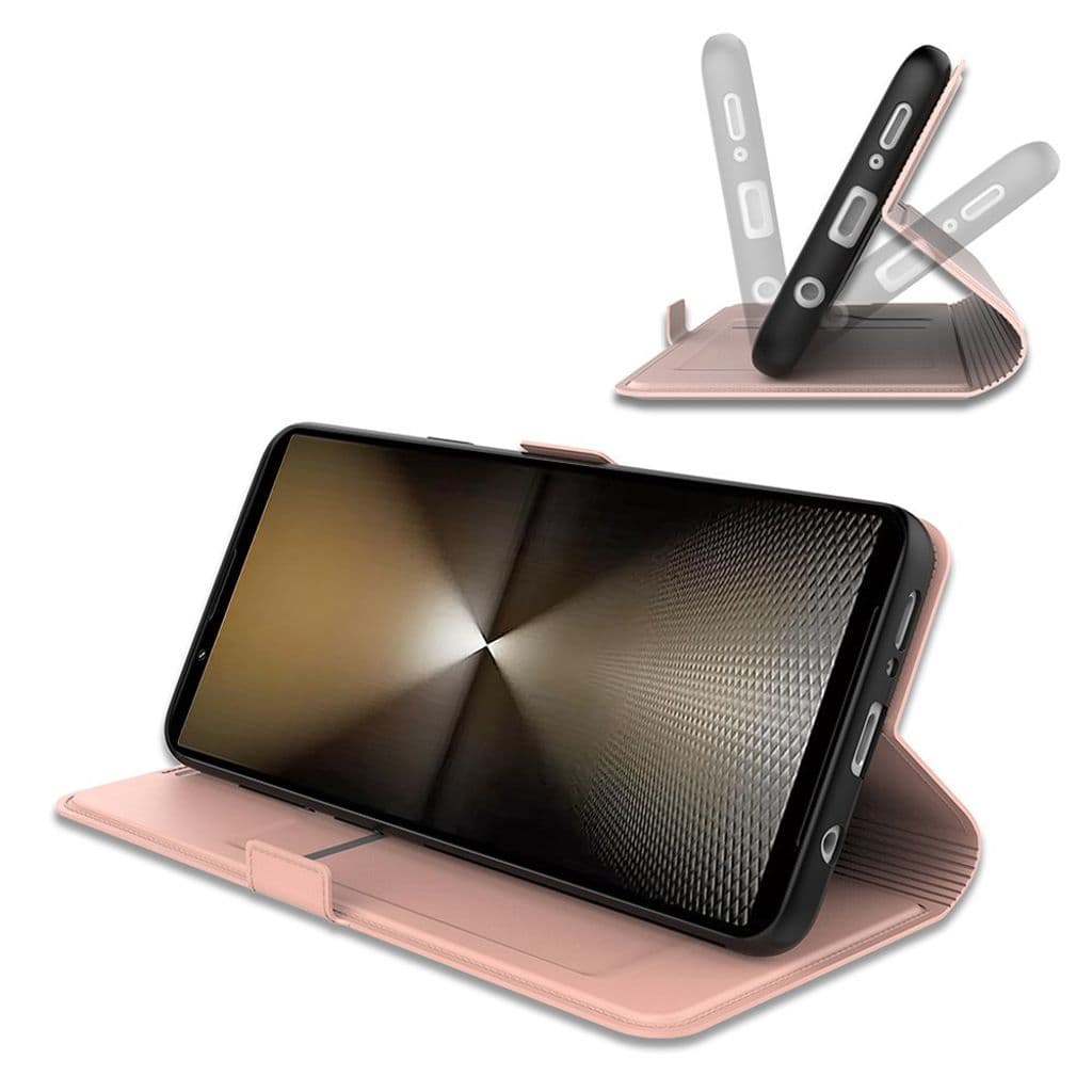 Sony Xperia 1 VII Fodral med Stativ - Roséguld - Bild 3