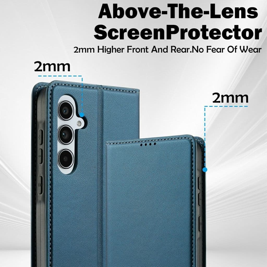 LC.IMEEKE Samsung Galaxy S25 Plånboksfodral - Blå - Bild 8