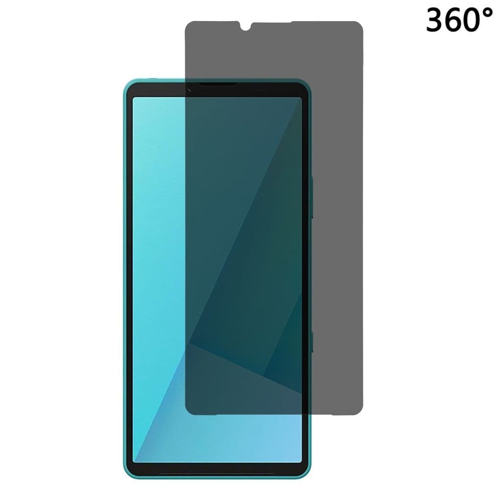 Sony Xperia 10 VII skärmskydd privacy härdat glas 360° – Transparent