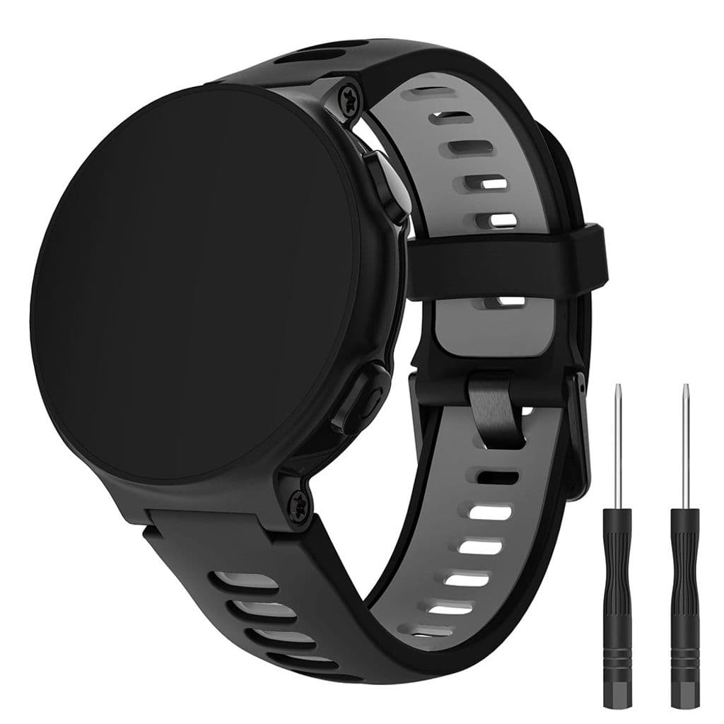Garmin Forerunner 735XT/220/230/235/620/631 Klockarmband - Grå/Svart - Bild 2