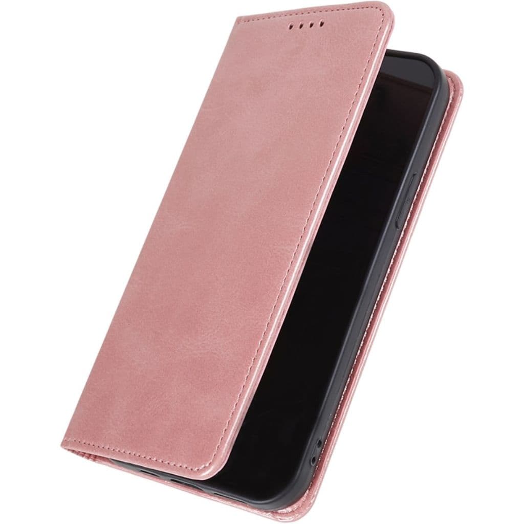 Samsung Galaxy A55 5G Fodral Calf Texture PU-läderskal – Roséguld - Bild 5