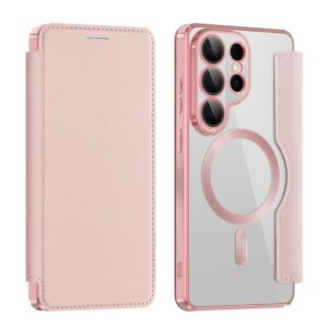 Samsung Galaxy S26 Ultra Plånboksfodral MagSafe kortkortshållare - Rosa