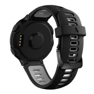 Garmin Forerunner 735XT/220/230/235/620/631 Klockarmband - Grå/Svart