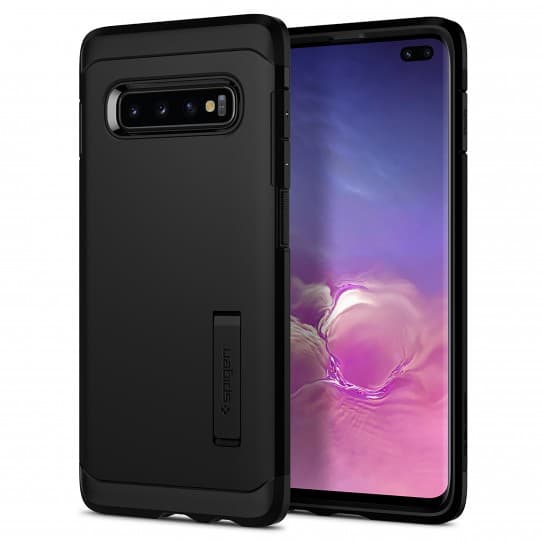 Spigen Touch Armor Skal till Samsung Galaxy S10 Plus - Svart