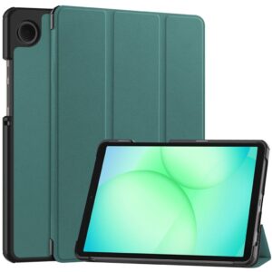 Samsung Galaxy Tab A11/A9 Fodral med ställ - Svartgrön