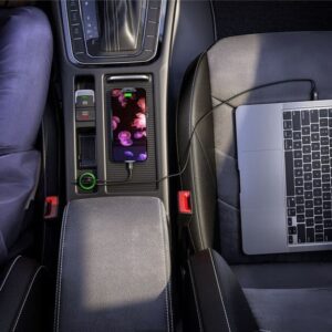 Goobay Dual Billaddare PD 45W, 3.0A, 1x USB-A 1x USB-C - Svart