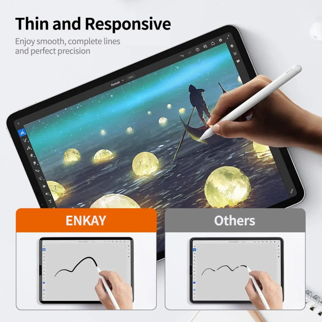 ENKAY HAT PRINCE iPad 10.9" 2022 / iPad 11" 2025 Privacy Skärmskydd - Bild 4