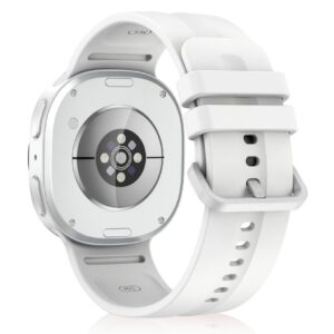 Taltech Samsung Galaxy Watch9/Watch9 Silikon Armband L - Vit