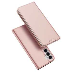 DUX DUCIS Samsung Galaxy S26 Plånboksfodral Stativ Korthållare - Rosa