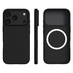 iPhone 18 Pro Max/17 Pro Max MagSafe Silikon Skal - Svart