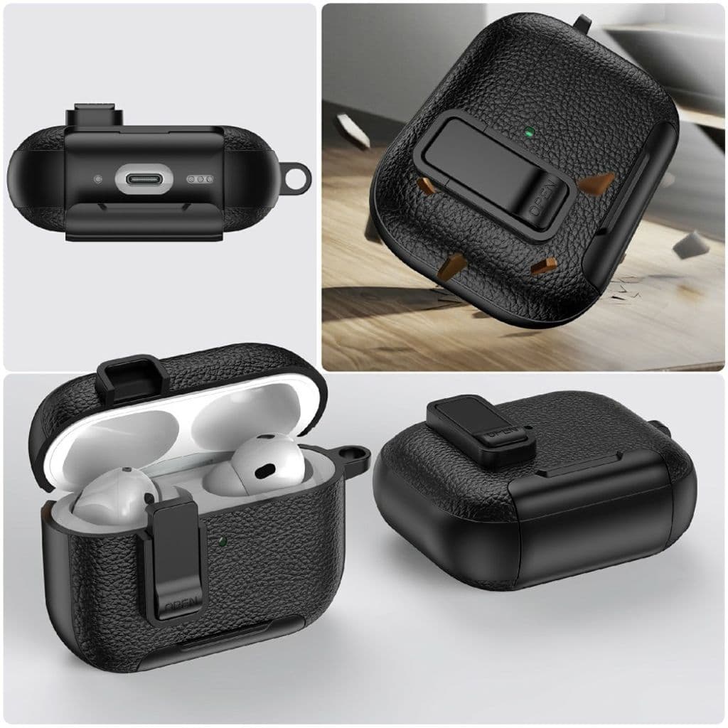 Apple AirPods Pro 3 Skal med stativ - rosa - Bild 6