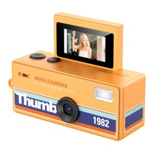 LK-030 Minikamera 720P HD med nyckelring och 0.96" skärm - Orange