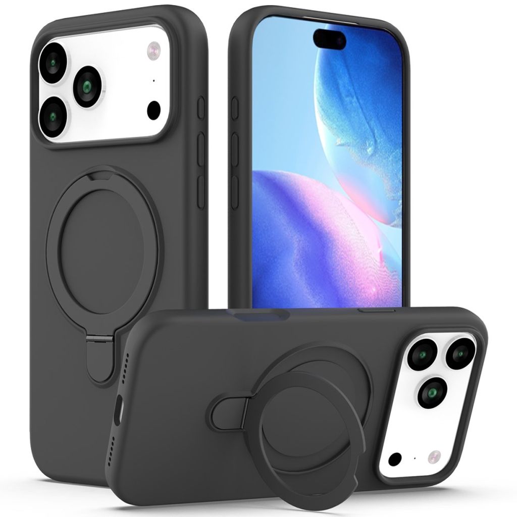 Taltech iPhone 17 Pro/18 Pro MagSafe Skal med ringfäste - Grå