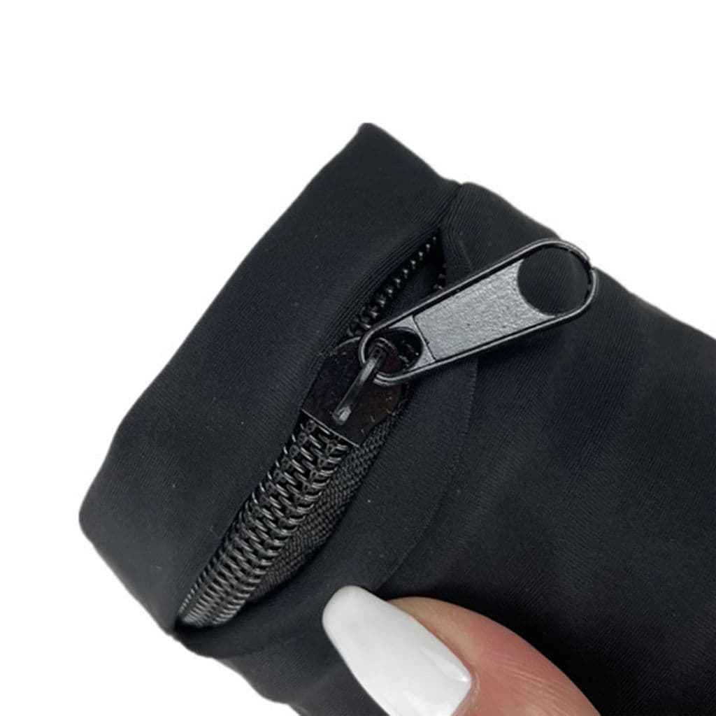 Armband Telefonväska med dragkedja - Svart