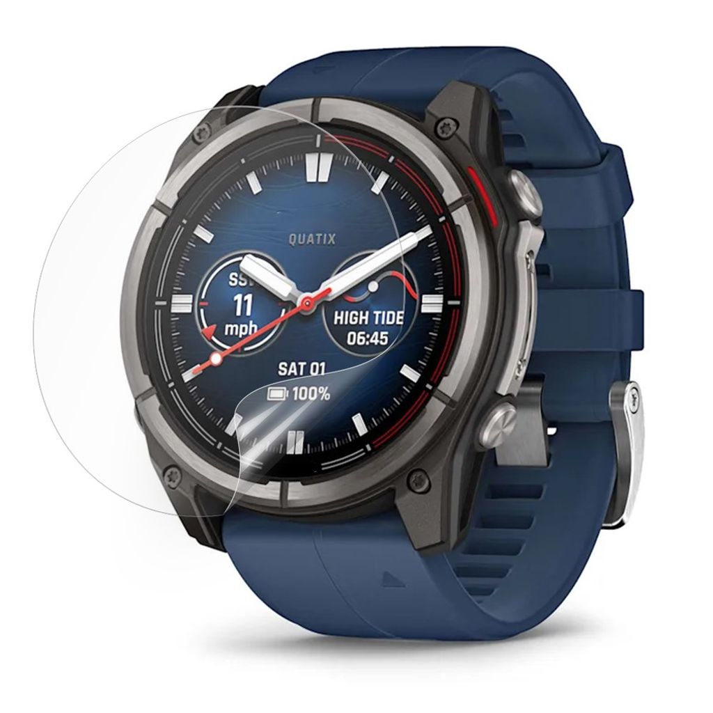 Garmin Quatix 8 51mm Skärmskydd i TPU - Transparent