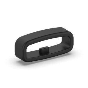 Universal armbandsögla i silikon 22mm - Svart