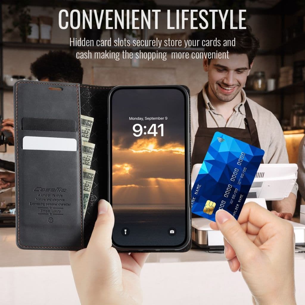 CASEME iPhone 16 Fodral med Stativ - Svart - Bild 9