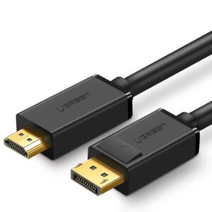 Ugreen Enkelriktad DisplayPort till HDMI Kabel 4K 30Hz, 1,5m - Svart